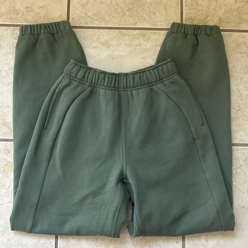 lululemon Scuba Mid Rise Oversized Fit Joggers Grey Eucalyptus NWT